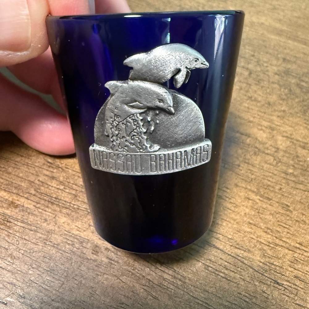 Nassau Bahamas Dolphin Shot Glass